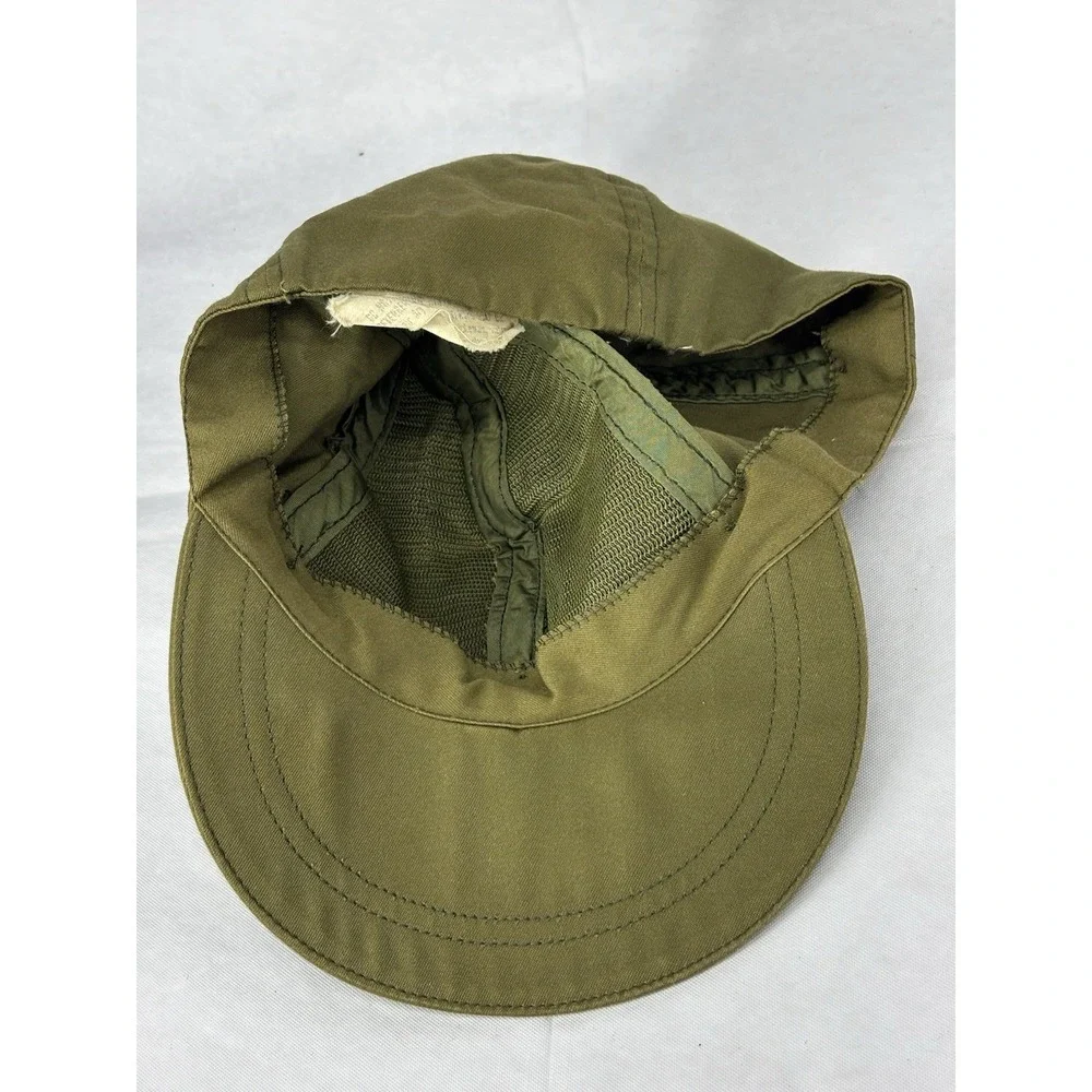 Vietnam Era US Military OG-106 Hot Weather Field Hat Cap Vintage Size 7 1/8